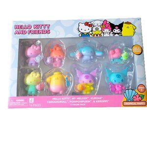 Hello Kitty & Friends Tropical Party Mix & Match Series 3 8 Figures 16pcs
